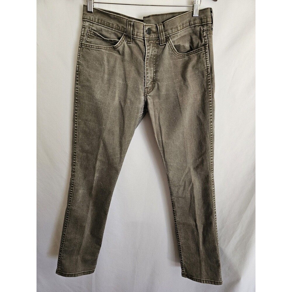 LEVI STRAUSS & CO. 511 Jeans Mens W34 L30 Selvedge Slim Fit Zip Fly Pockets